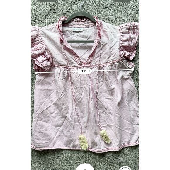 NWOT THML flutter sleeve top, Small $78 F18 - Picture 8 of 8